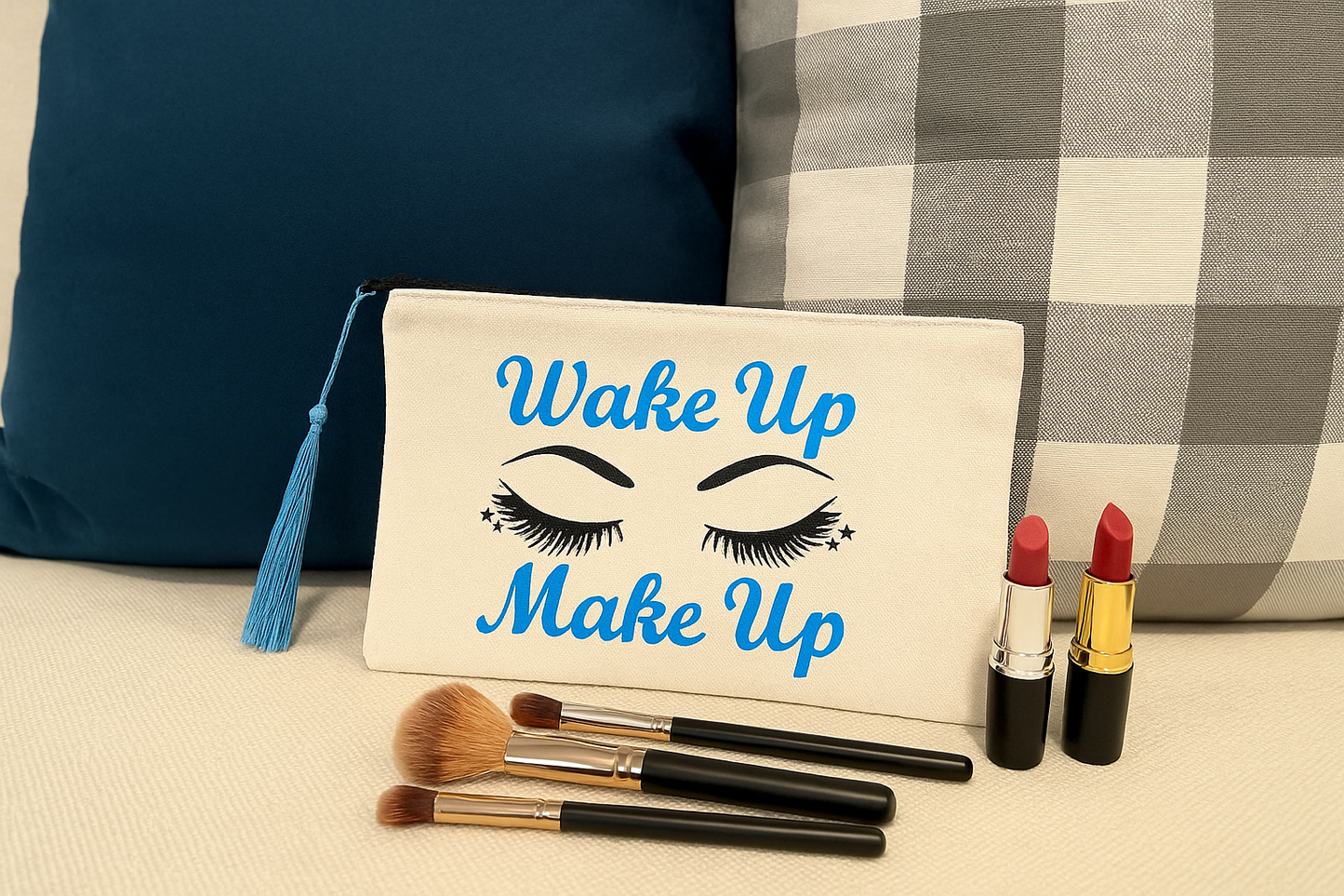 WAKE UP MAKE UP BAG