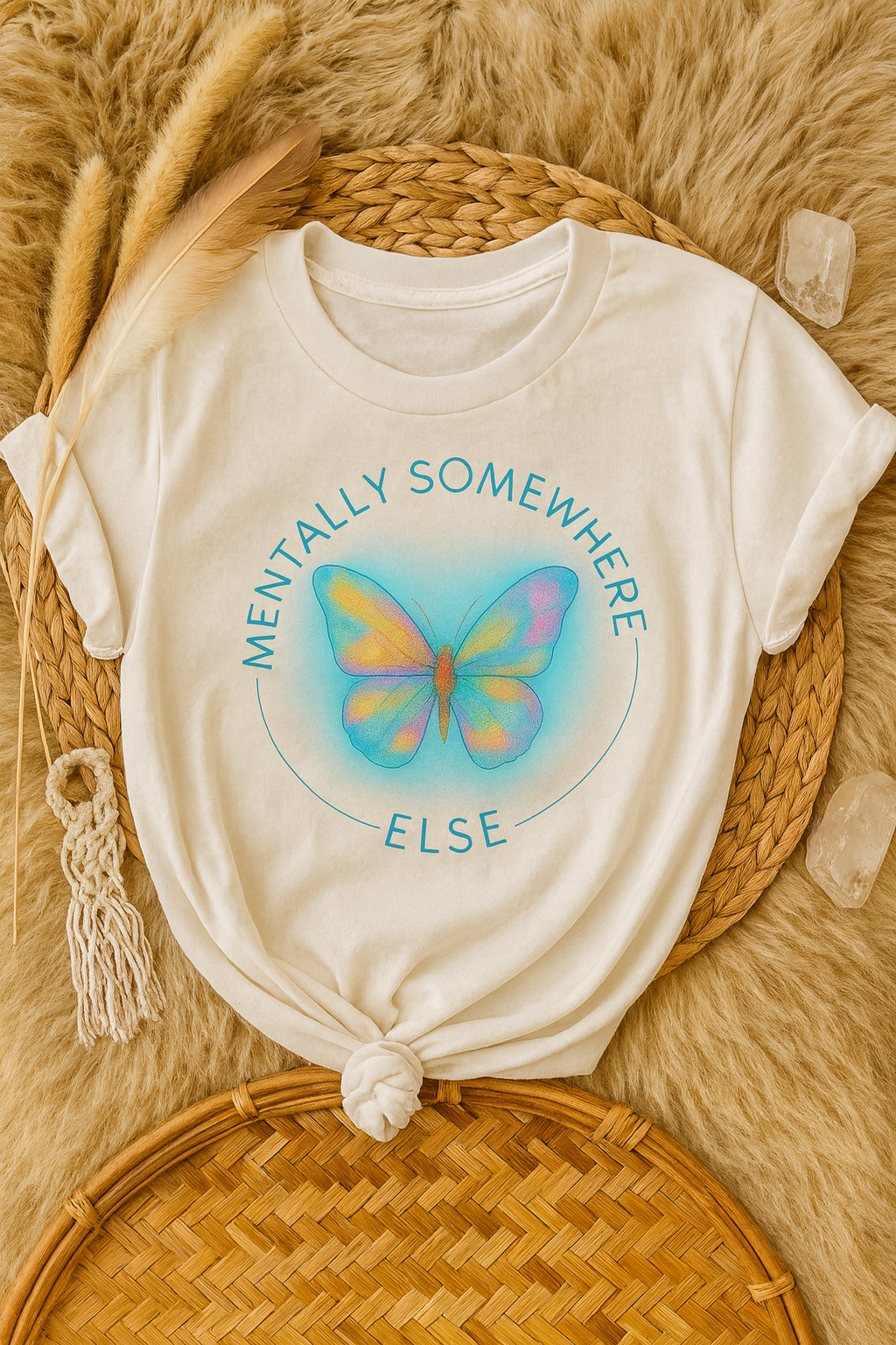 SHORT SLEEVE GRAPHIC TEE - SOMEWHERE ELSE