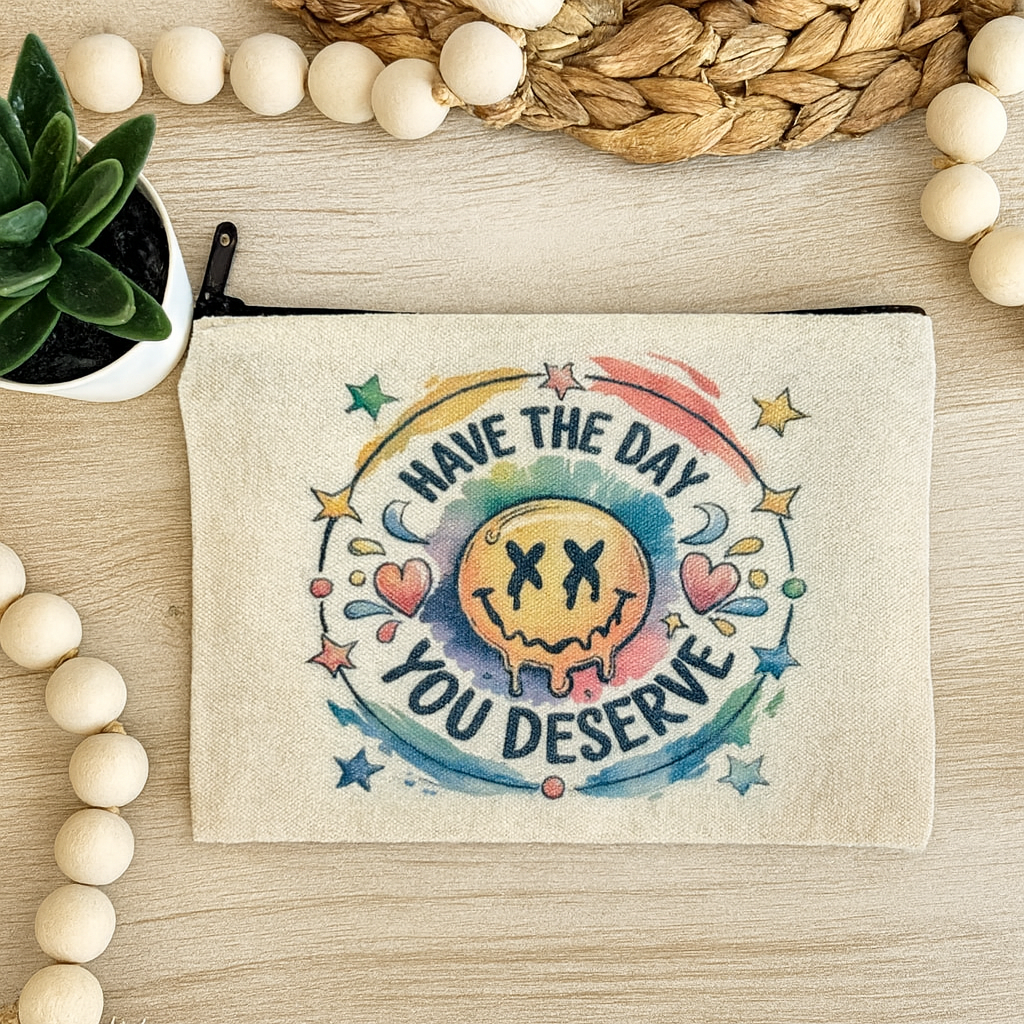 Canvas zipper bag