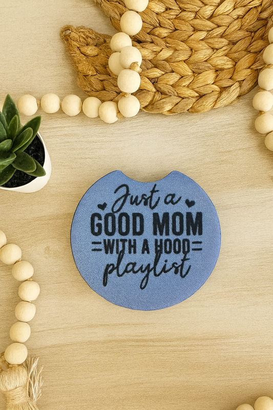 GOOD MOM CAR COASTERS