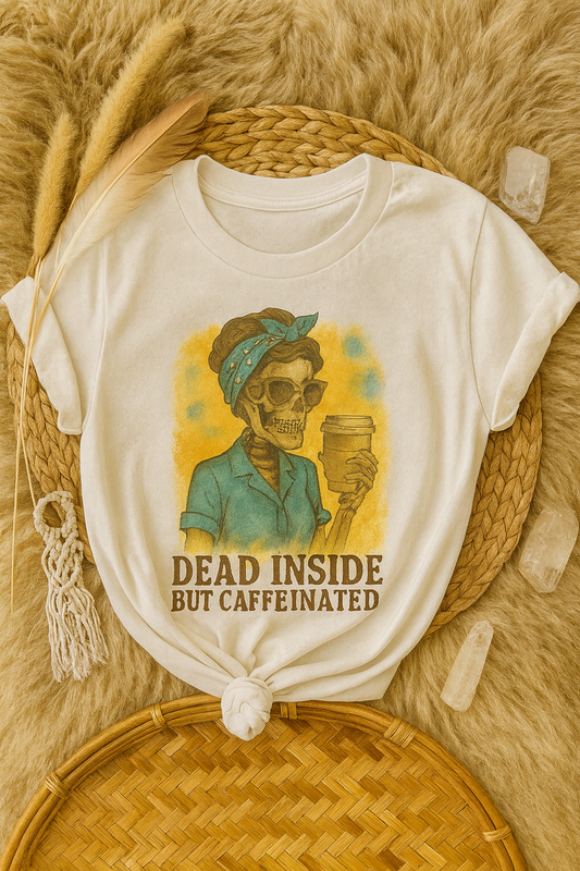 SHORT SLEEVE GRAPHIC TEE - DEAD INSIDE