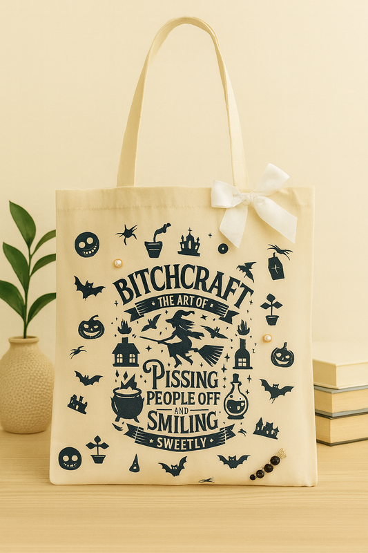 CANVAS TOTE BAG BITCHCRAFT