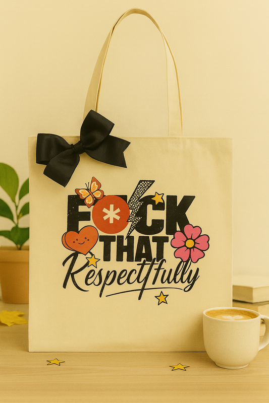 CANVAS TOTE BAG RESPECTFULLY
