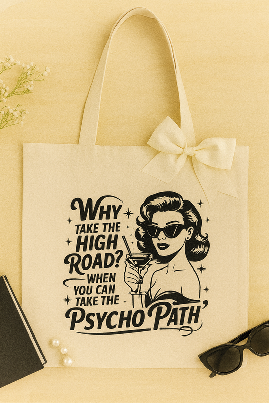 CANVAS TOTE BAG PSYCHO PATH