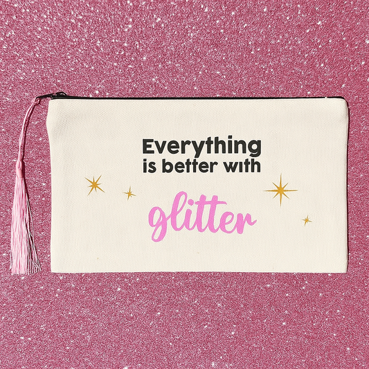 EVERYTHING IS BETTER WITH GLITTER BAG
