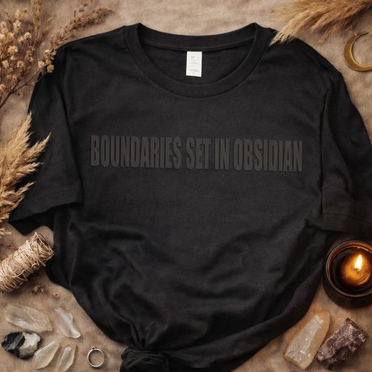 BOUNDRIES SET IN OBSIDIAN